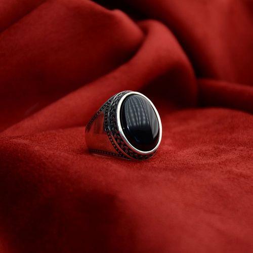 Örgü Üçgen Desenli Yüzük