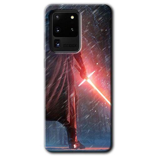 Samsung Galaxy S20 Ultra HD Baskılı Kılıf + 9D Tam Ekran Koruyucu - Kylo Ren