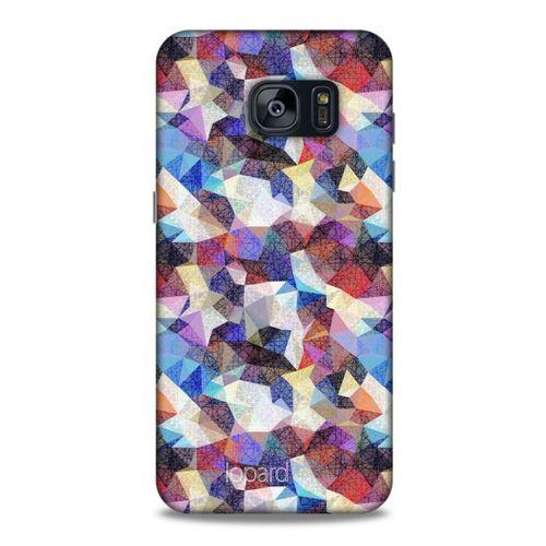 Samsung Galaxy S7 Edge Kılıf Pastel Renkler (5) Koruma Kabı Beyaz Lacivert