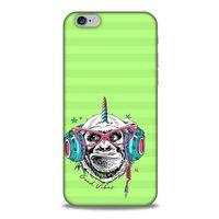 Animax DJ Maymun Apple Iphone 6 Kılıf Desenli Silikon