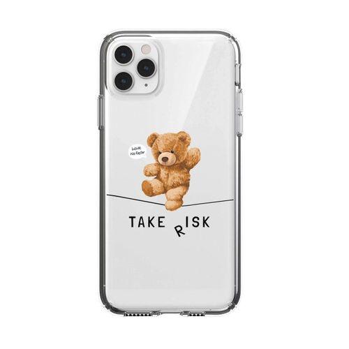 iPhone 11 Pro Take Risk Premium Şeffaf Silikon Kılıf