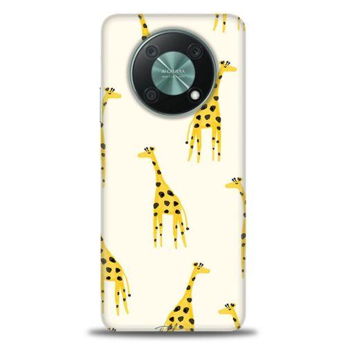 Huawei Nova Y90 Kılıf HD Baskılı Kılıf - Zürafa + Tam Ekran Koruyucu