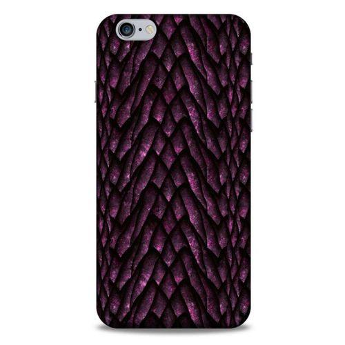 Apple Iphone 6S Plus Kılıf Dragons (7) Telefon Kılıfı Ejderha Skin Bordo