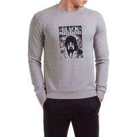 Black Mirror White Bear Baskılı Gri Erkek Sweatshirt