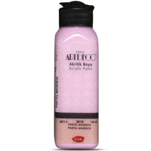 Artdeco Akrilik Boya 140 ml Pastel Magenta - 4 adet