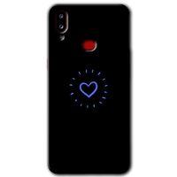 MRCİLETİSİM Samsung Galaxy A10s Kılıf Baskılı Kapak - Heart Strokes +Tam Kaplayan Mat Seramik