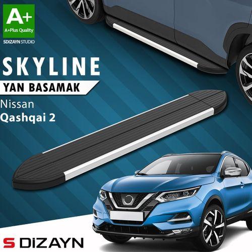 S-Dizayn Nissan Qashqai 2 Skyline Aluminyum Yan Basamak 173 Cm 2014-2021 A+ Kalite