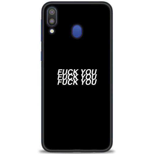 Samsung Galaxy M20 Kılıf HD Baskılı Kılıf - You You You + Tam Ekran Koruyucu