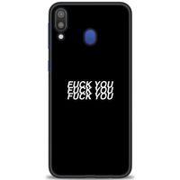 Samsung Galaxy M20 Kılıf HD Baskılı Kılıf - You You You + Tam Ekran Koruyucu