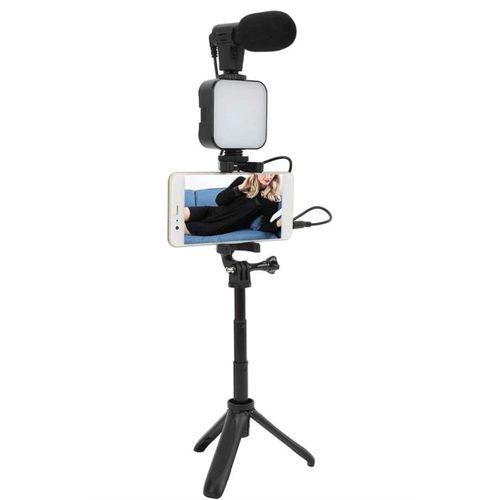 Video Making Kit Telefon Tutucu Vlog Video Mini Led Işıklı