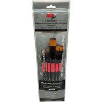 STİLO ART ( SET 1 ) DÜZ -KESİK VE YUVARLAK UÇ FIRÇA SETİ ( 6'lı Set)