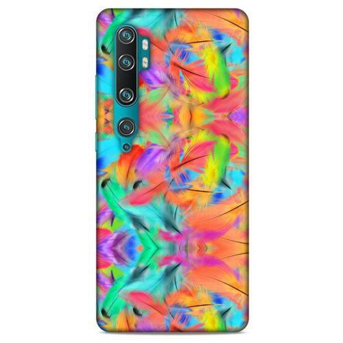 Xiaomi Mi Cc9 Pro Kılıf Desenli Özel Seri Tüyler (32) Soft Silikon Kılıf