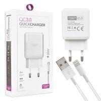 Powerway QCL30 Hızlı 3000 Ma 18 Watt Lightning Şarj Kafa Başlık Adaptörü