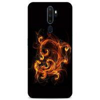Lopard Oppo A9 2020 Uyumlu Kılıf FireX (25) Antişok Kapak Ateş Kırmızı