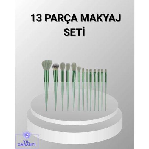 13 Parça Makyaj Fırça Seti – Ergonomik, Dökülme Yapmayan, Taşınabilir