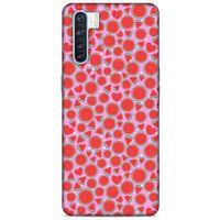 Oppo A91 Uyumlu Kılıf Pembe Delisi (30) Silicone Case Karpuz