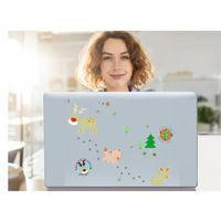 Defter Sticker,Laptop Sticker  Ormanlı Desenli Pvc 48X33X0,5Cm