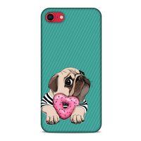 Animax Donutcu Pug Apple iPhone SE 2020 Kılıf Desenli Silikon