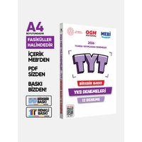 2026 YKS-TYT MEBİ OGM Güncel Seri Online Deneme 12li SET BASKI ÜCRETİ