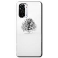 Redmi K40 Kılıf HD Desen Baskılı Arka Kapak - Alone Tree + Kırılmaz Cam
