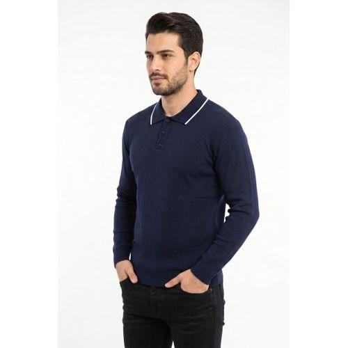 Erkek Spor Polo Yaka Mevsimlik Kazak BGL-ST05364