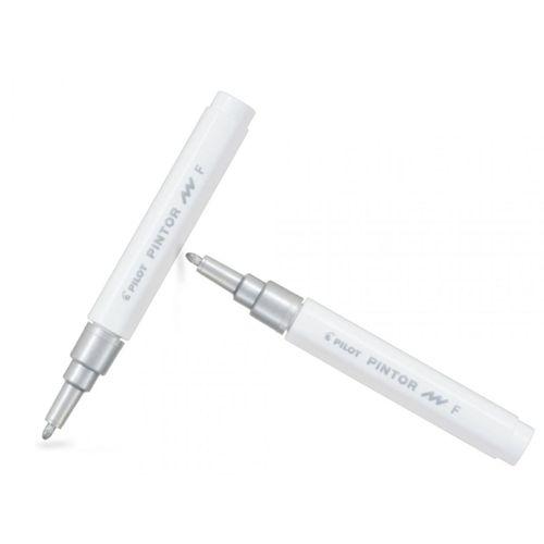 PILOT PİNTOR (F) YUVARLAK UÇ GÜMÜŞ ( İki Adet )