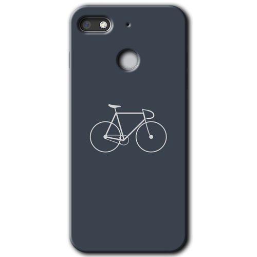 General Mobile GM 8 Go HD Baskılı Kılıf + 9D Tam Ekran Koruyucu - Bike