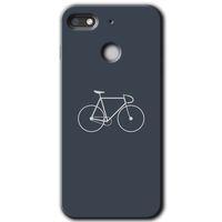 General Mobile GM 8 Go HD Baskılı Kılıf + 9D Tam Ekran Koruyucu - Bike