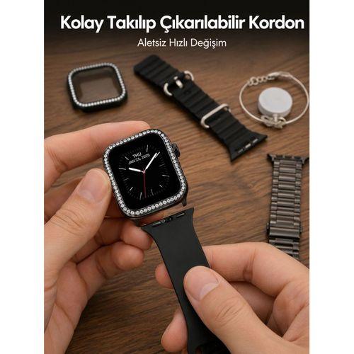 Akıllı Saat Aksesuar Seti Değiştirilebilir Kordon Ve Şarj Atı Yeni Nesil