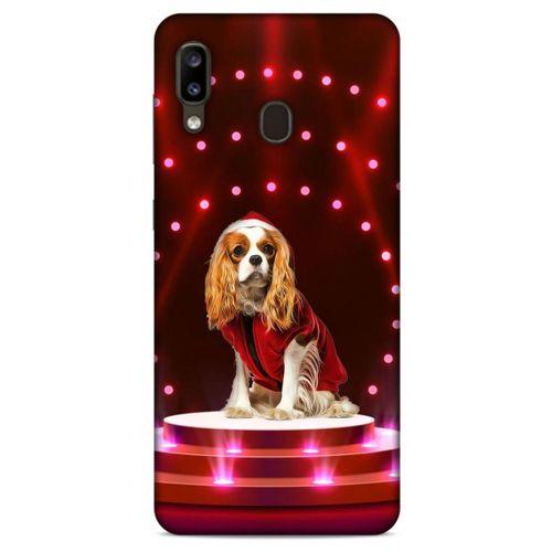Samsung Galaxy A20 Kılıf Köpek Kıyafetleri (38) Neo Hybrid Kılıf King Charles Yelek