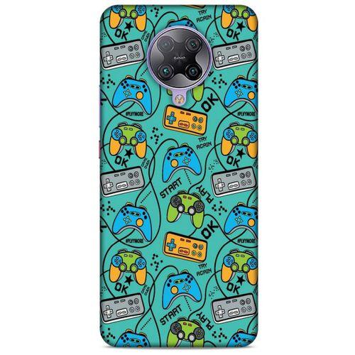 Retro (4) Desen Koruma Kılıfı Renkli Xiaomi Poco F2 Pro Kılıf