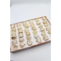 36'lı Zirkon Yüzük Seti - Altın