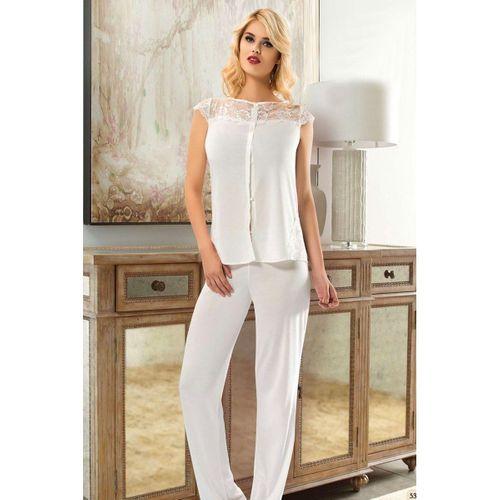 Ekru Penye Pijama Takımı - 1561