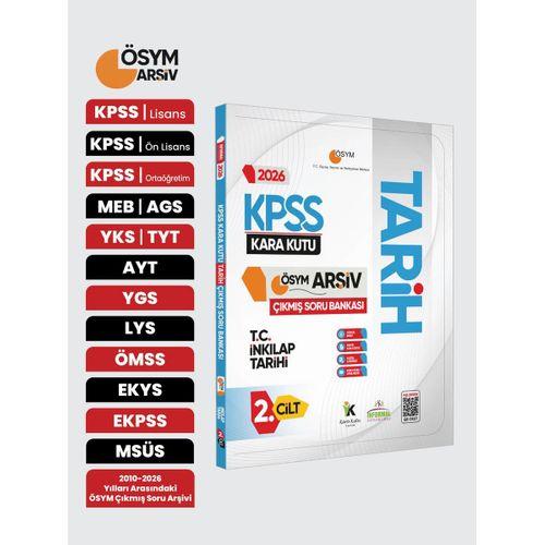 2026 KPSS Tarihin Kara Kutusu 2 Cilt ÖSYM Çıkmış Soru Havuzu Bankası Konu Özetli Dijital Çözümlü