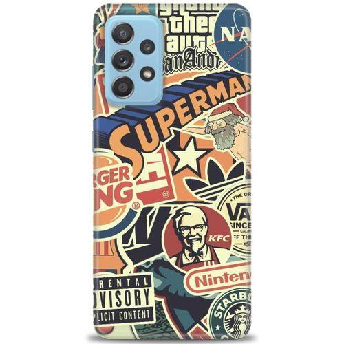 Samsung Galaxy A52s 5G Kılıf HD Baskılı Kılıf - Superman + Tam Ekran Koruyucu