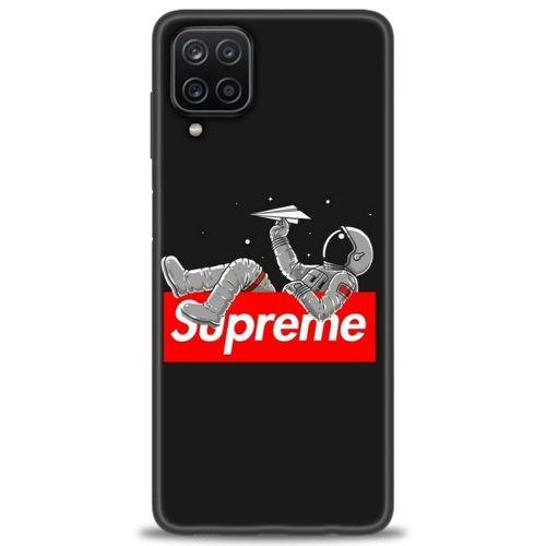 Samsung Galaxy M12 Kılıf HD Baskılı Kılıf - Supreme + Tam Ekran Koruyucu