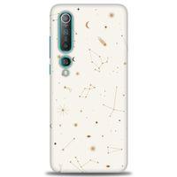 Xiaomi Mi 10 Kılıf HD Baskılı Kılıf - Yıldız Haritası + Tam Ekran Koruyucu