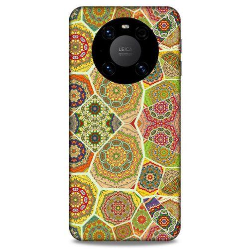 Lopard Huawei Mate 40 Pro Uyumlu Kılıf Ethnic Culture (57) Telefon Kılıfı