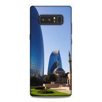 Samsung Galaxy Note 8 Uyumlu Kılıf Azarbaijan (37) Silicone Cover Kule ve Camii
