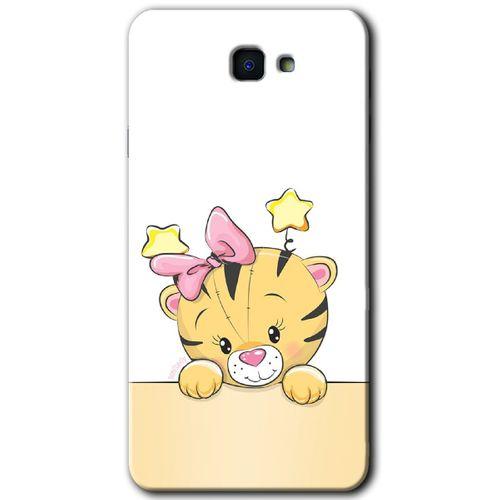 MRCİLETİSİM MRCİLETİSİM Samsung Galaxy J7 Prime 2 Kılıf HD Desen Baskılı Arka Kapak + Temperli Cam - Sevimli Kedi