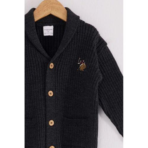 U.s. Polo Assn Bebek Hırka Usb2608 Antrasit Melanj