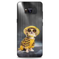 Samsung Galaxy S8 Kılıf Köpek Kıyafetleri (15) Antişok Kılıf Chihuahua Pijama