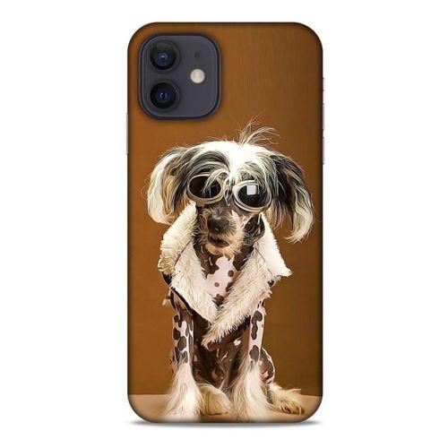 Apple iPhone 12 Kılıf Köpek Kıyafetleri (12) Koruyucu Silikon Chinese Crested