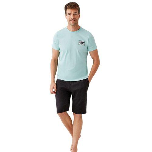 Erkek Pijama Şortlu Takım Ar3672
