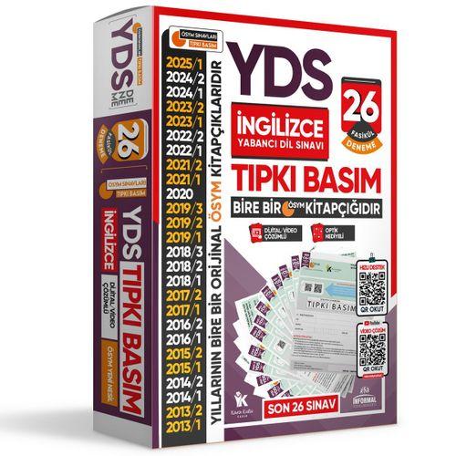 2025 YDS İngilizce ÖSYM Tıpkı Basım Çıkmış Soru Deneme Paketi 26lı Dijital Çözümlü Fasikül SETİ