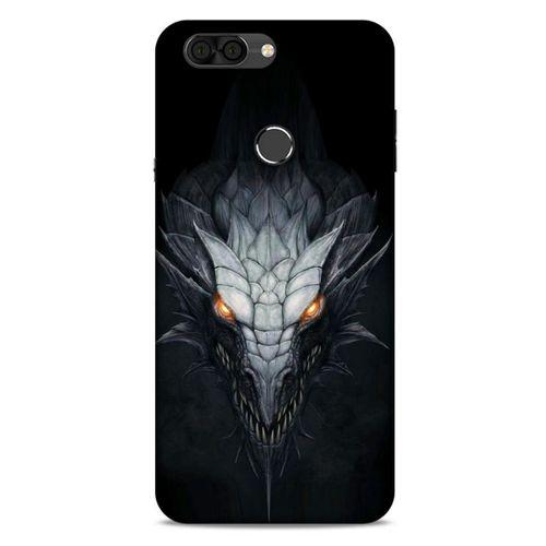 Vestel Venüs V6 Kılıf Dragons (13) Silikon Kap Gri Ejderha