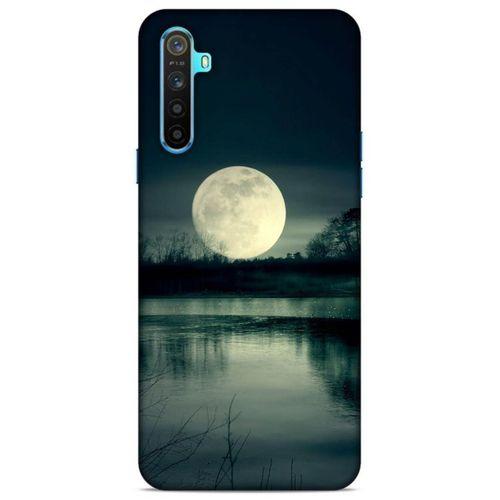 Lopard Oppo Realme 6i Uyumlu Kılıf Gece'S (36) Glitter Kılıf Ay Göl