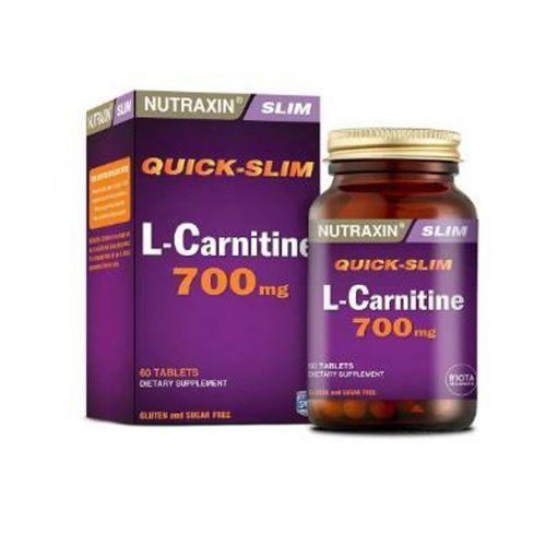 Nutraxin Quick-Slim L-Carnitine 700 mg 60 Kapsül