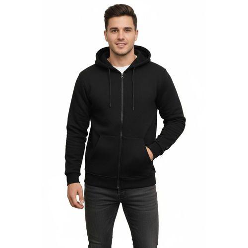 Erkek Büyük Beden Kapüşonlu Fermuarlı Sweatshirt 6549 BGL-ST05012