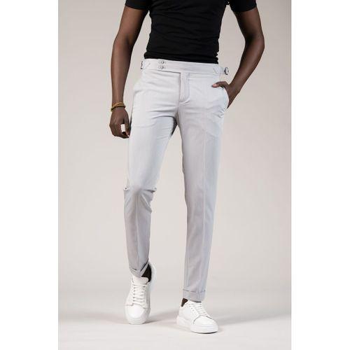Perpant Slimfit Kemer Tokalı Yazlık Kumaş Pantolon